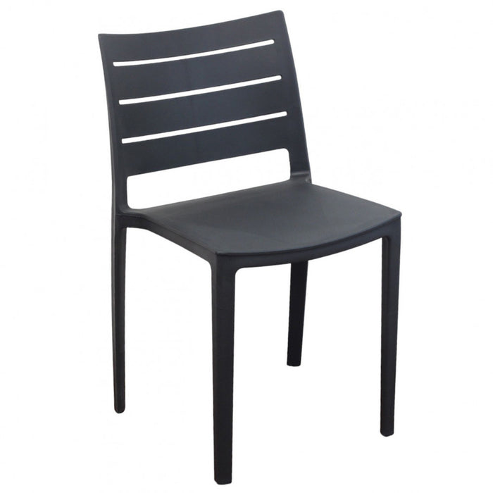 SEDIA IN PROLIPROPILENE GRIGIO HALLEY