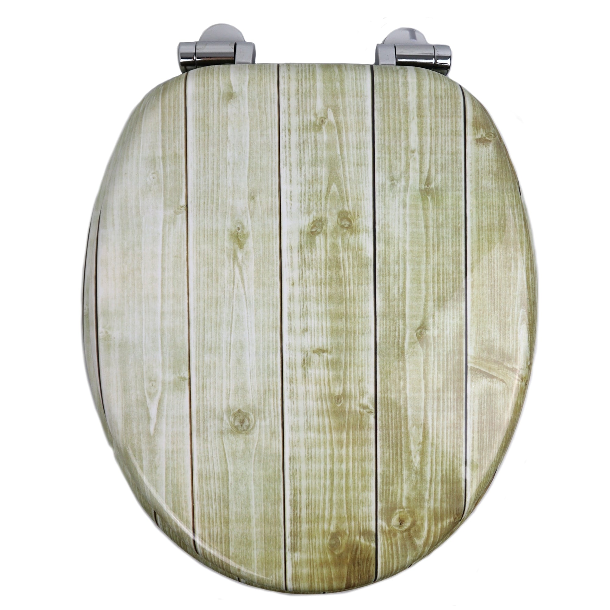 Sedile copri wc universale frizionato fantasia mdf chiusura rallentata *** fantasia wood, confezione 1