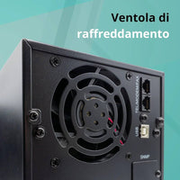 Mach power ups metal con display digitale e stabilizzatore avr *** potenza ampere (va) 3000 va, confezione 1