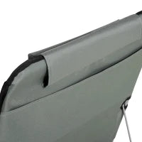 Set 2 Lettini Spiaggia Pieghevoli con Schienale Regolabile a 5 Livelli e Borsa, Grigio