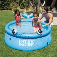 26102NP - Piscina Easy Set Balena Cm 183X51