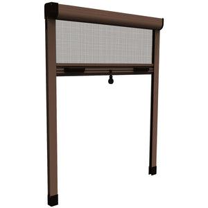 ZANZARIERA "MEDAL" MARRONE CM.100X170 VERTICALE