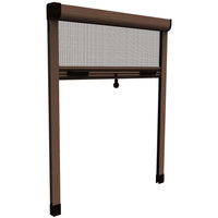 ZANZARIERA "MEDAL" MARRONE CM.120X170 VERTICALE