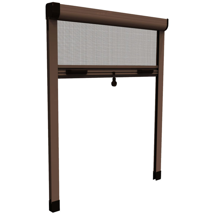 ZANZARIERA "MEDAL" MARRONE CM.120X170 VERTICALE