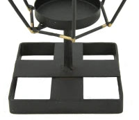 Porta Candela Bright Piramid Cm 15X13X29