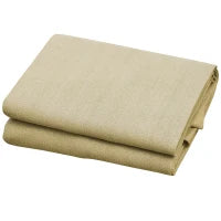 Tenda Parasole Triangolare Impermeabile in HDPE e Metallo, 3x3x3 m, color Ottone