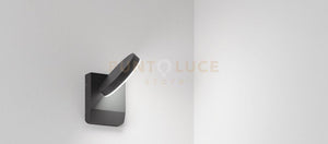 ZENDA APPLIQUE IP65 ANTRACITE 4000K 1326LM 20W ORIENTABILE D.16CM