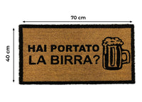 Zerbino Entrata Ingresso Esterno Antiscivolo Cocco Allegro Birra