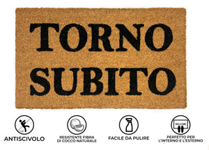 Zerbino Entrata Ingresso Casa Antiscivolo Cocco Allegro Torno Subito