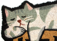 Zerbino Entrata Ingresso Esterno Antiscivolo Cocco Animal Cat Hello