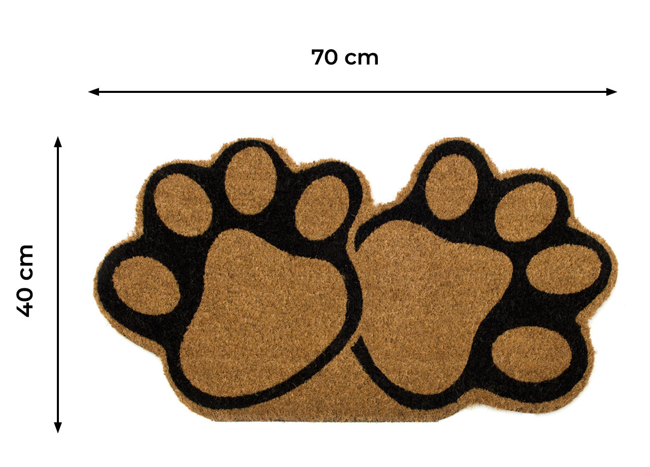 Zerbino Entrata Ingresso Esterno Antiscivolo Cocco Animal Paws
