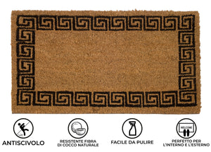 Zerbino Entrata Ingresso Casa Esterno Antiscivolo In Cocco Allegro Greca