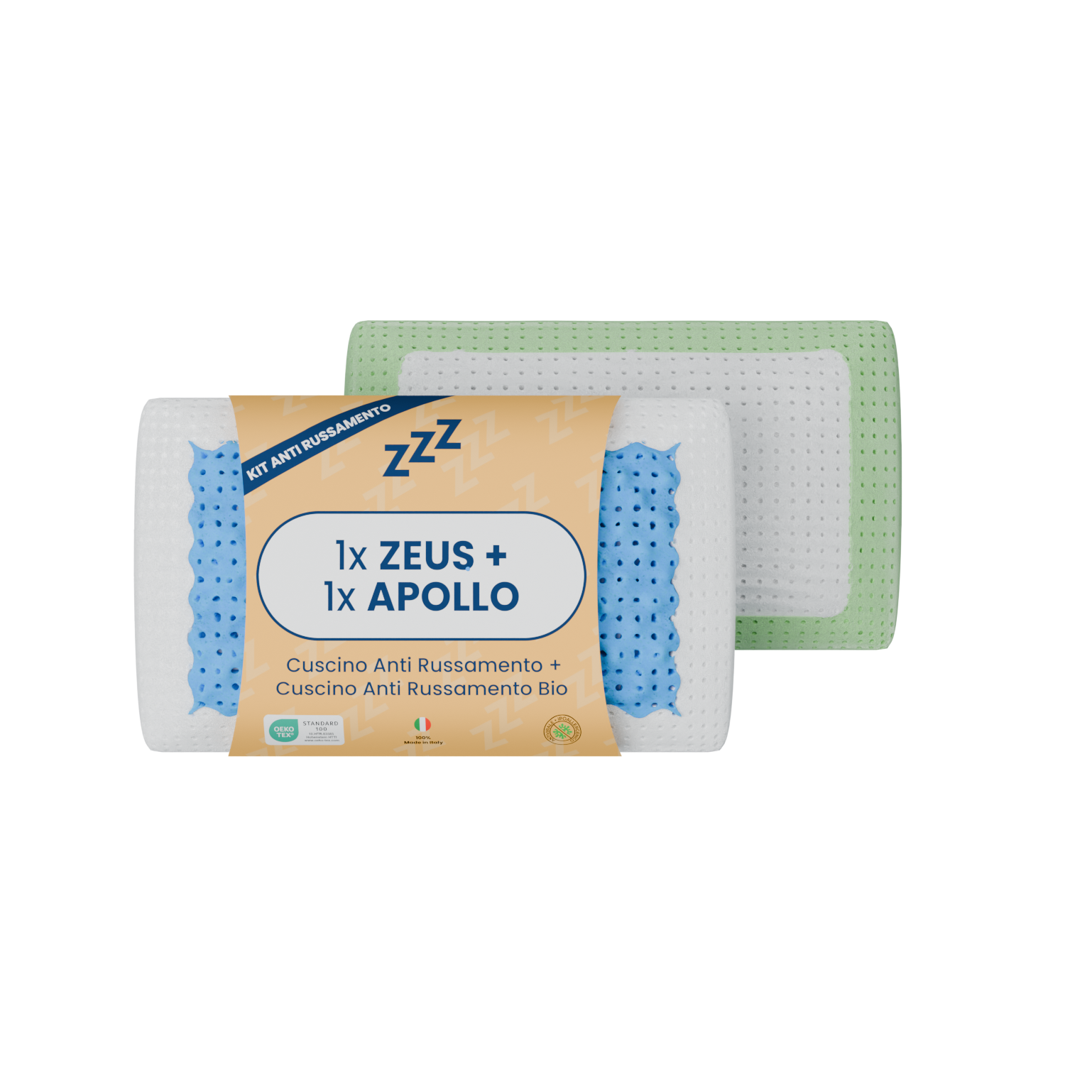 Coppia | Cuscini AntiRussamento - Sonno Sereno - Apollo & Zeus