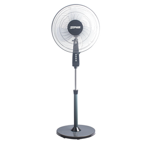 Zephir zng41p ventilatore a piantana ampia base tonda supersilent 45w pale 40cm