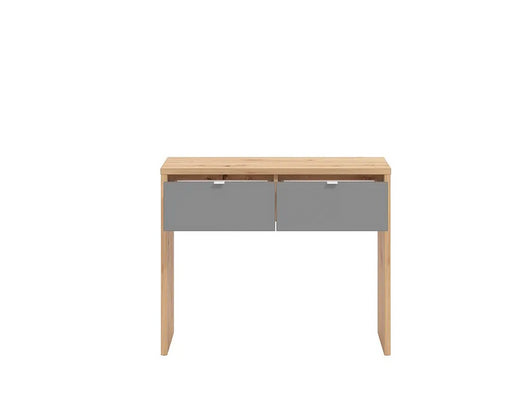 Consolle ingresso a 2 cassetti, finitura Grigio e Rovere, ZFM74411011