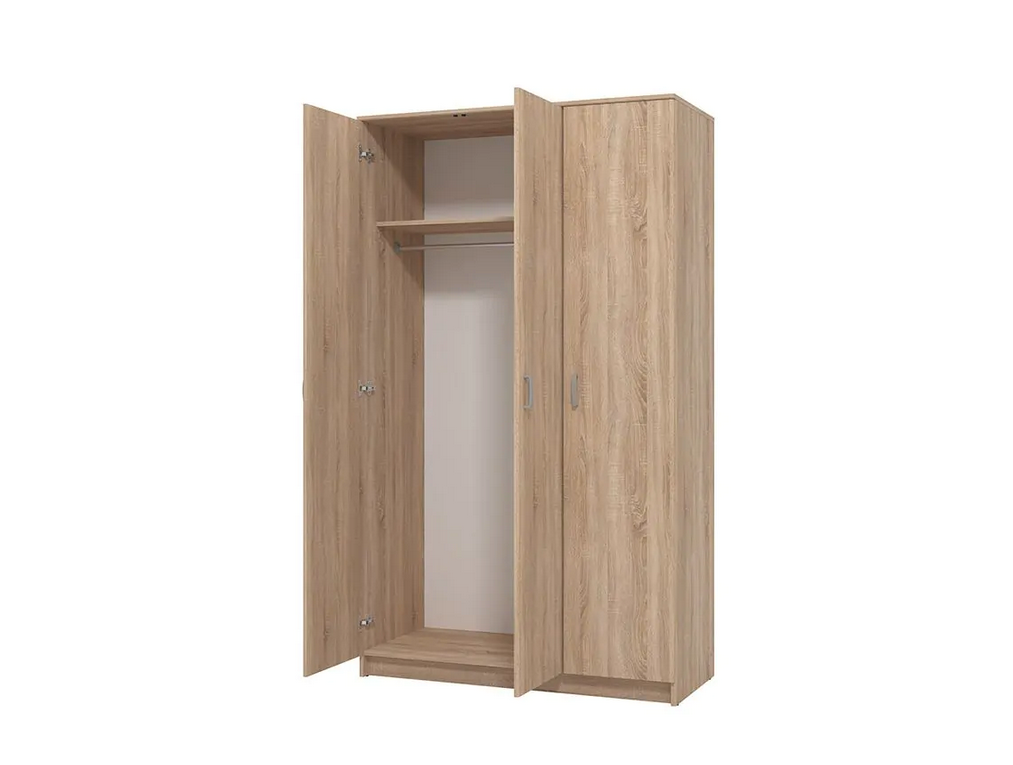Armadietto multiuso 3 ante, finitura Rovere, ZFM80780011 