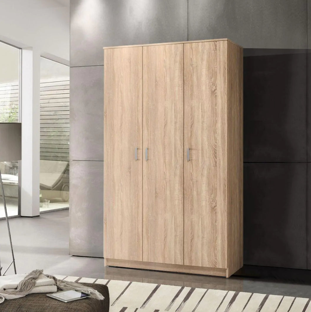 Armadietto multiuso 3 ante, finitura Rovere, ZFM80780011 