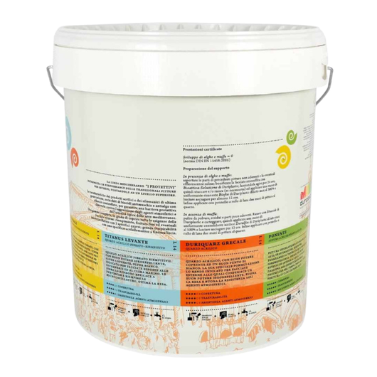 Idropittura acrilsilossanica mediterraneo ponente antimuffa per interni ed esterni *** formato 14 lt, confezione 1