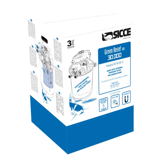 Sicce green reset 100 litri filtro esterno per laghetto con uvc