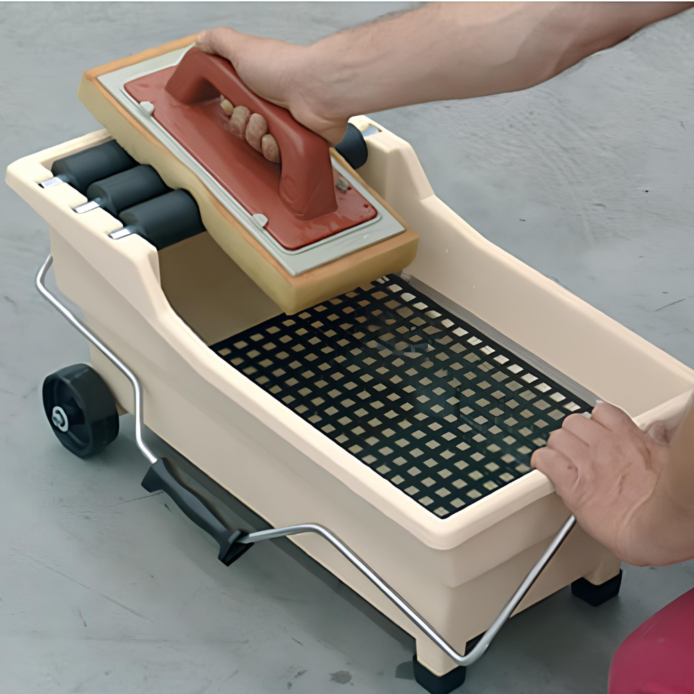 Vasca plastica antiurto 20 litri frattone spugna sweepex lavaggio