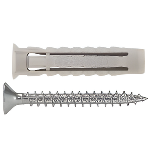 Tassello universale 6x30 con vite tps 4,5x40 e punta muro 8x120 box 250 pezzi