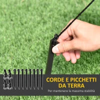 Babbo Natale Gonfiabile su Motocicletta 165cm con Luci LED Integrate, Decorazione Natalizia da Esterno