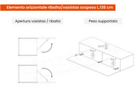 Mobili Parete attrezzata Soggiorno moderna, finitura Piombo e Mercure, ZLCINFNCOMPN39-1