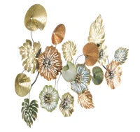 Pannello In Ferro Leaf  Cm 117X7X74