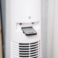 Ventilatore a Torre 50W a 3 Modalità e 3 Velocità con Timer da 12h, in ABS, Ø32x118.2 cm, Bianco