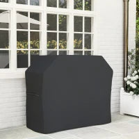 Copertura per Barbecue, resistente alle intemperie, 147 x 61 x 120 cm, Nero