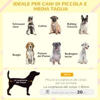 Casetta per Cani in Legno con Design Rialzato, Tenda Protettiva e 2 Finestre, 109x79x72 cm