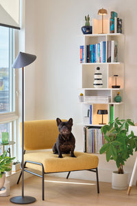 Zafferano Lampada da Terra Led Ricaricabile Pina XXL - 6W, IP65, Dimmer Touch, Testa Magnetica, Design Moderno per Interni ed Esterni - Bronzo