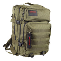 Zaino multiuso da viaggio tempo libero, leggero 30x26x50cm Muntain poliestere verde