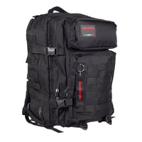 Zaino multiuso da viaggio tempo libero, leggero 30x26x50cm Muntain poliestere nero