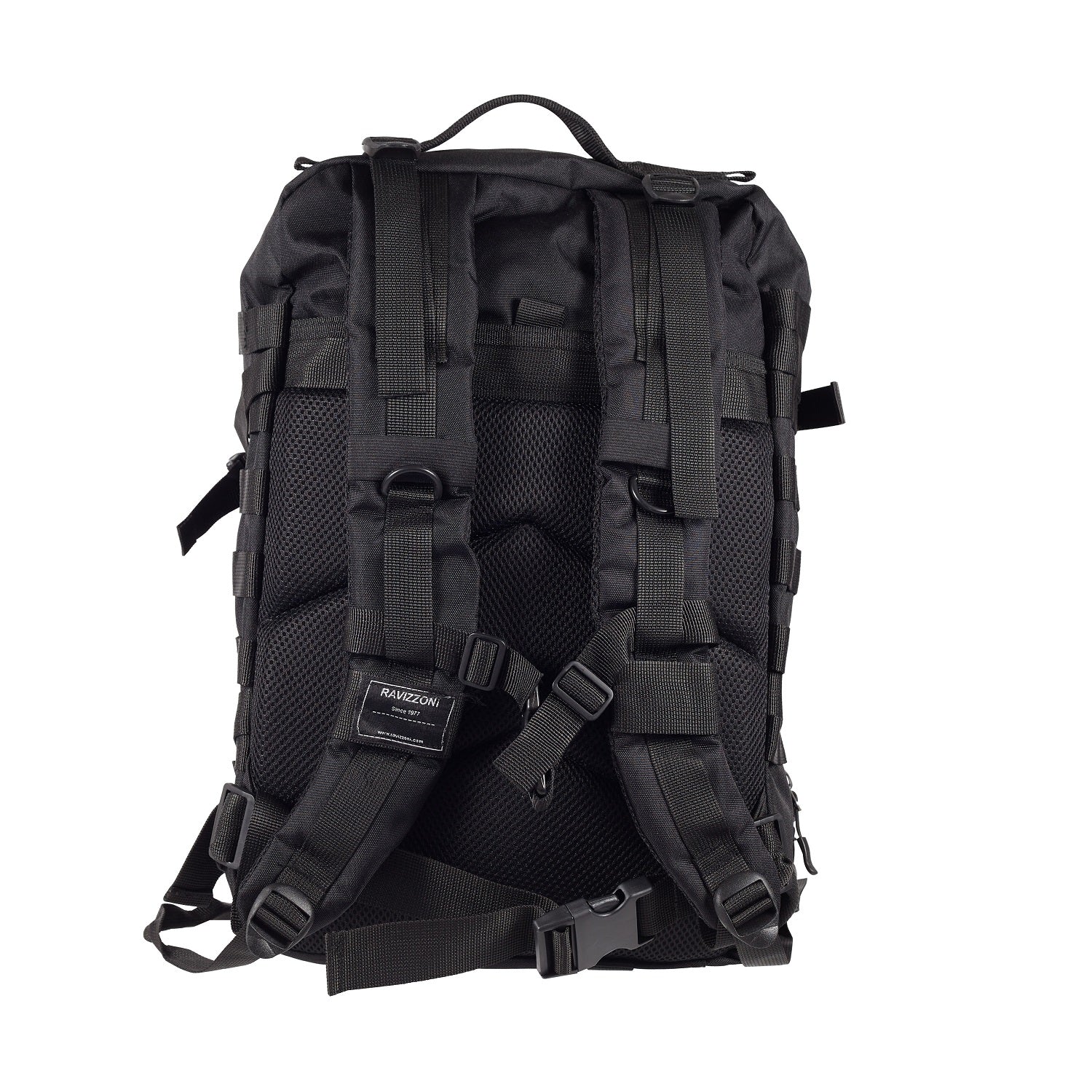 Zaino multiuso da viaggio tempo libero, leggero 30x26x50cm Muntain poliestere nero