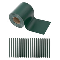 Striscia frangivista in PVC 35 m x 19 cm 6,65 m² verde muschio ral 6005 03_0006587