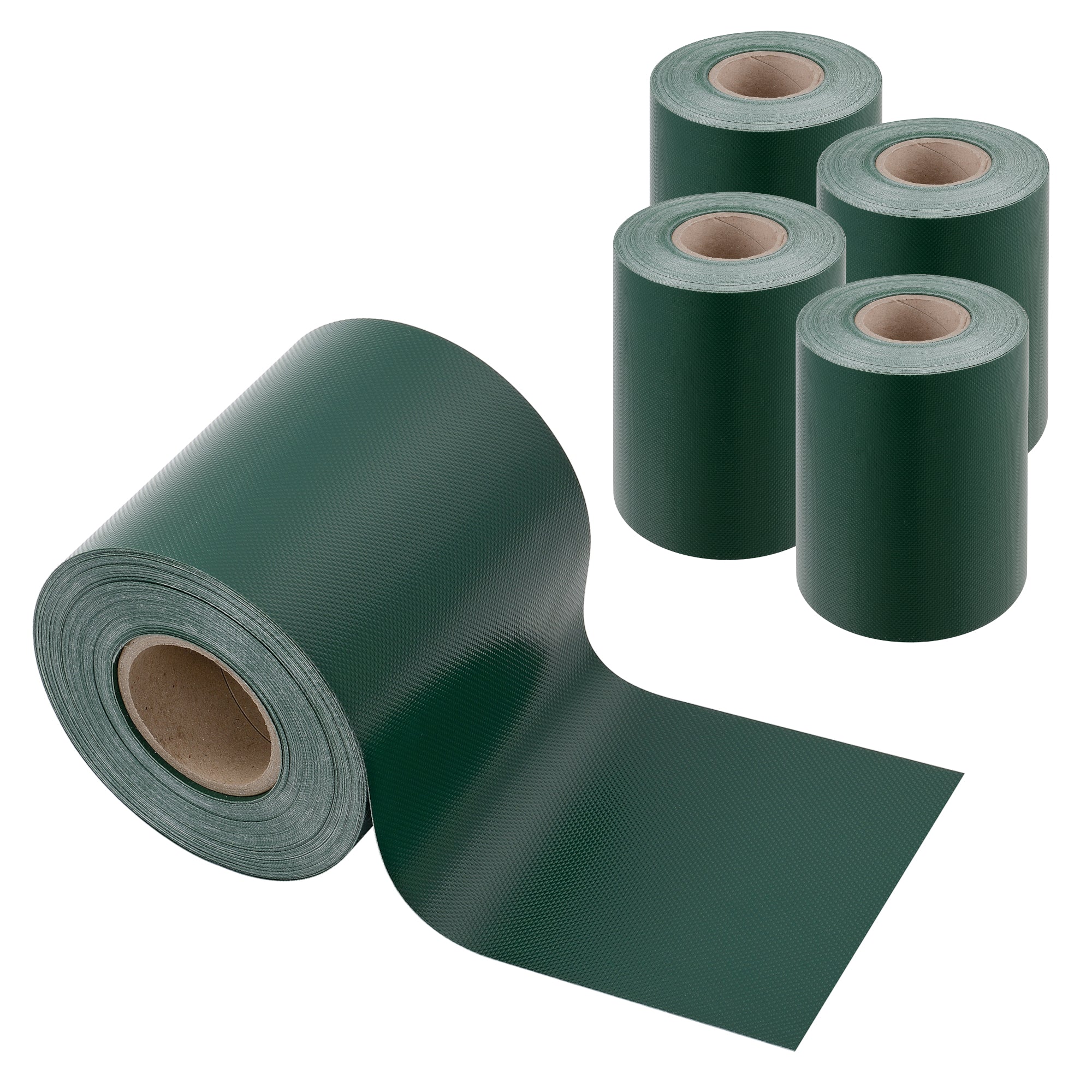 Set di 4 strisce frangivista in PVC 140 m x 19 cm 26,6 m² verde muschio 03_0006602