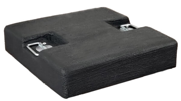 Zavorra in cemento grigio 60kg, con maniglie 50x50cm