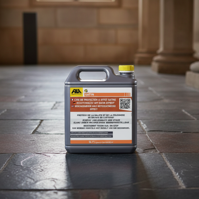 Satin cera protettiva satinata per pavimenti in pietra e cotto 5 litri
