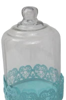 Porta Dolci Heart Blu Ø Cm13.5X26