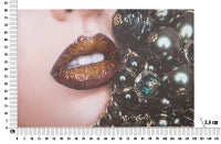 Stampa Su Tela Beautiful Lips cm 80X3,8X120