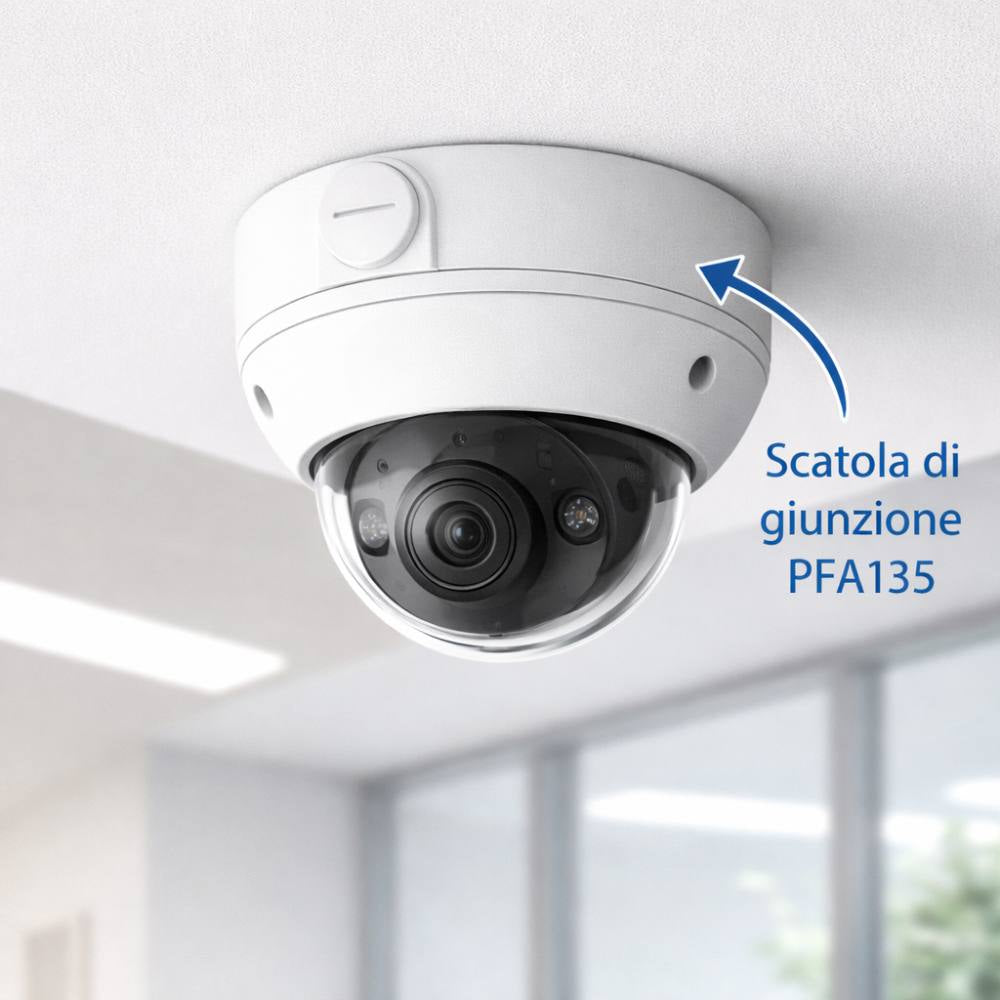 Dahua pfa135 scatola di giunzione in alluminio per telecamere
