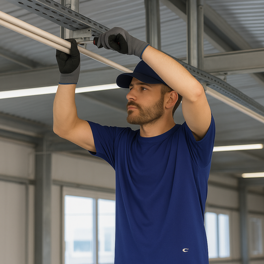 T-shirt zanzibar manica corta colore blu royal 100% cotone traspirante leggera *** misura medium - m, confezione 1