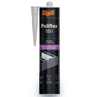 Sigillante elastico poliflex 550 professionale da 310 ml *** colore- bianco, confezione 1