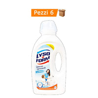 Multipack da 6 detersivi lyso form igienizzanti classici doppia azione 21 lavaggi