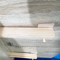 Tavolo a Ribalta per 4 Persone max Impermeabile e Antigraffio, in Truciolato, 140x70x75 cm, color Rovere