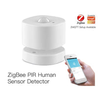 ZigBee Sensore Di Movimento PIR Motion Sensor Rilevatore Infrarossi App Tuya Con Base Snodabile Angolo Largo
