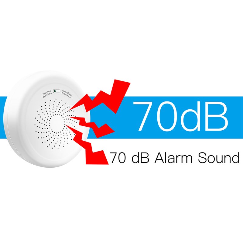 ZigBee Sensore Gas Rilevatore Perdita Gas Con Funzione Allarme Sonore