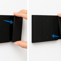 Bticino living now cover copriforo 1 modulo per supporti compatibili *** colore nero, confezione 1