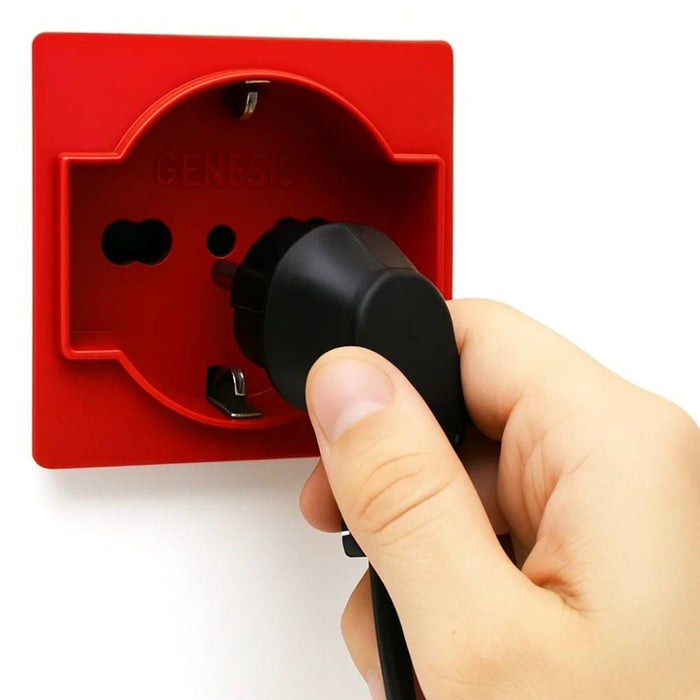 Gewiss gw20296 presa standard italiano/tedesco 250v ac 2p+t 16a bivalente p40